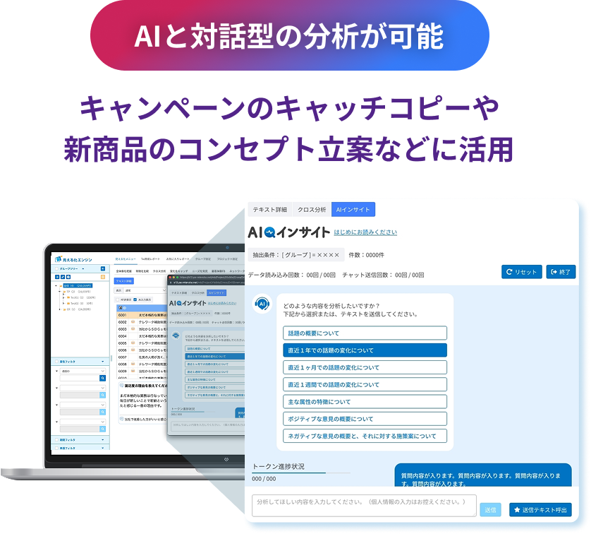 生成AIとの「対話」で、SNSの反響から新たなプロモーション・商品企画を創出
